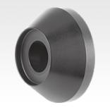 End washers, aluminium, conical for round pull handles