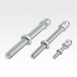 Swivel feet threaded spindles steel or stainless steel 