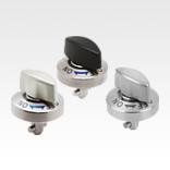 Quarter-turn clamp locks stainless steel rotary knob plastic or stainless steel