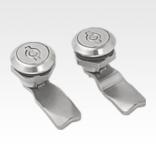 Quarter-turn security locks, stainless steel