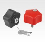 Five lobe grips plastic lockable