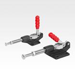 Push-pull toggle clamps, steel 
retaining force up to 6675 N