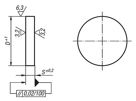 Circular plates grey cast iron or aluminium