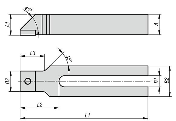 Clamp straps open U with pin and protective insert