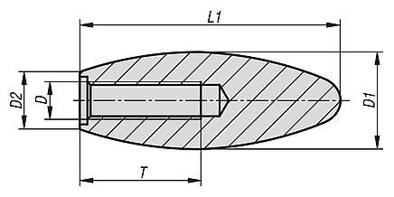 Conical knobs