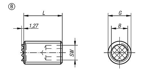 Ayarlanabilir tutucu tamponlar, Form B