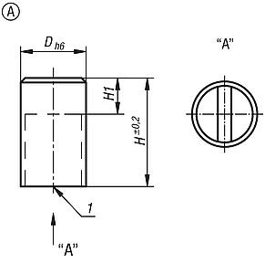 Magnets deep pot NdFeB, Form A