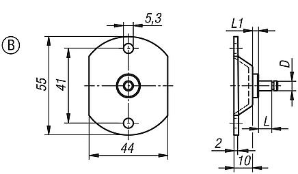 Yuvarlak braketler Form B