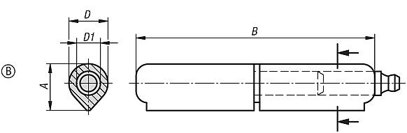 Menteşeler, kaynaklanabilir, Form B