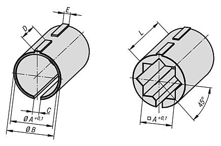 Reducer sleeves round