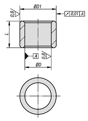 Locating bushings for grid systems
