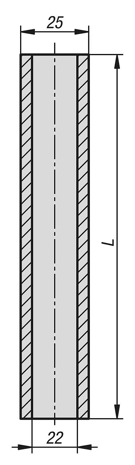 Tube Ø25 mm