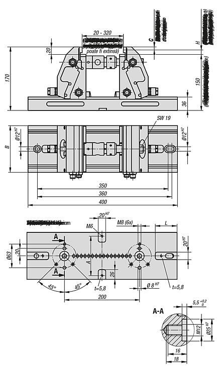 5-axis clamping system compactjaw plate, smooth
