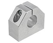 Shaft supports, aluminium, compact